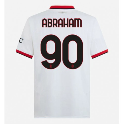 Moški Nogometni dresi AC Milan Tammy Abraham #90 Gostujoči 2024-25 Kratek Rokav